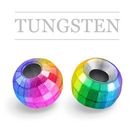Regular Tungsten Beads Reflex Metallic Rainbow