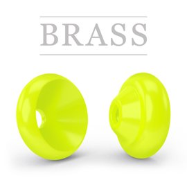 Ring Brass Hot Chartreuse