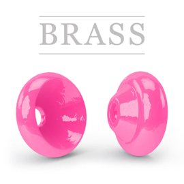 Ring Brass Hot Fluo Pink