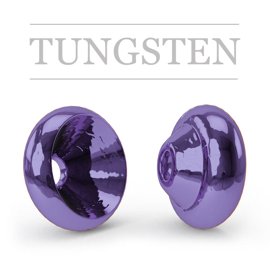 Ring Tungsten Metallic Deep Red Purple