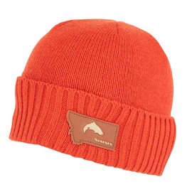 Simms Big Sky Wool Beanie Orange