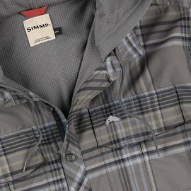 Simms ColdWeather Hoody Gunmetal Neo Plaid