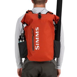 Simms Dry Creek Rolltop Backpack  Simms Orange