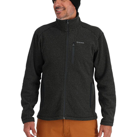 Simms Rivershed Full Zip Black Heather