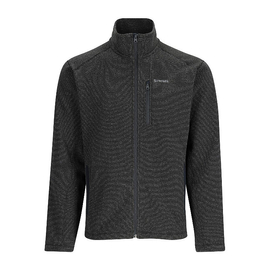 Simms Rivershed Full Zip Black Heather