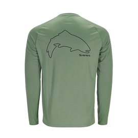 Simms Tech Tee - Artist Series Trout Outline/Field