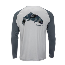 Simms Tech Tee Trout/Sterling/Storm