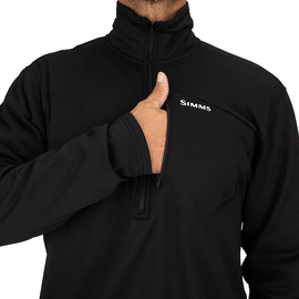 Simms Thermal 1/4 Zip Top Black