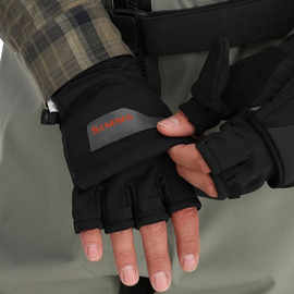 Simms Windstopper Foldover Mitt Black