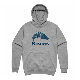 Simms Wood Trout Fill Hoody Grey Heather