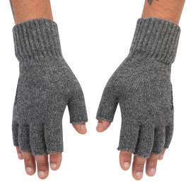 Simms Wool ½ Finger Glove Steel