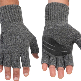 Simms Wool ½ Finger Glove Steel