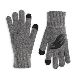 Simms Wool Full Finger Glove Steel