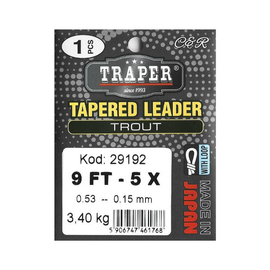 Traper Przypon Koniczny Trout - 2,74m