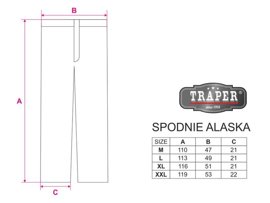 Traper Spodnie Alaska Primaloft 
