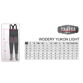 Traper Wodery Oddychające Yukon Light