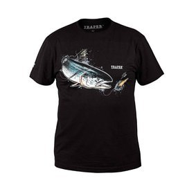 Traper t-shirt Art Salmon Black