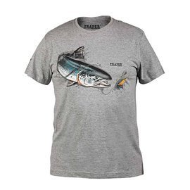 Traper t-shirt Art Salmon Dark Gray